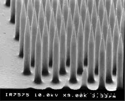 Si peaks for AFM